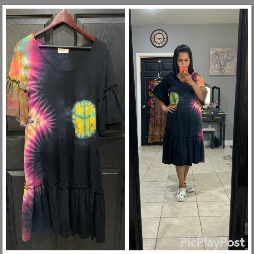Tie dye dresses